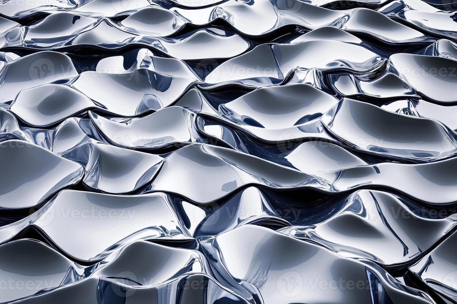A large pile of shiny metal pieces photo