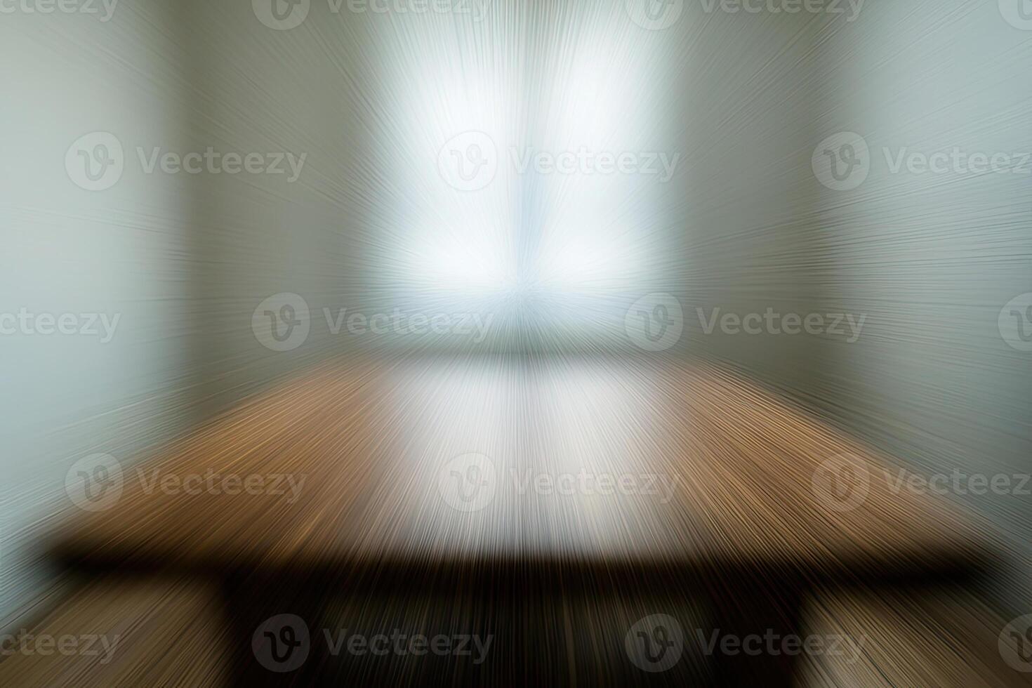 A blurry image of a table in a room photo