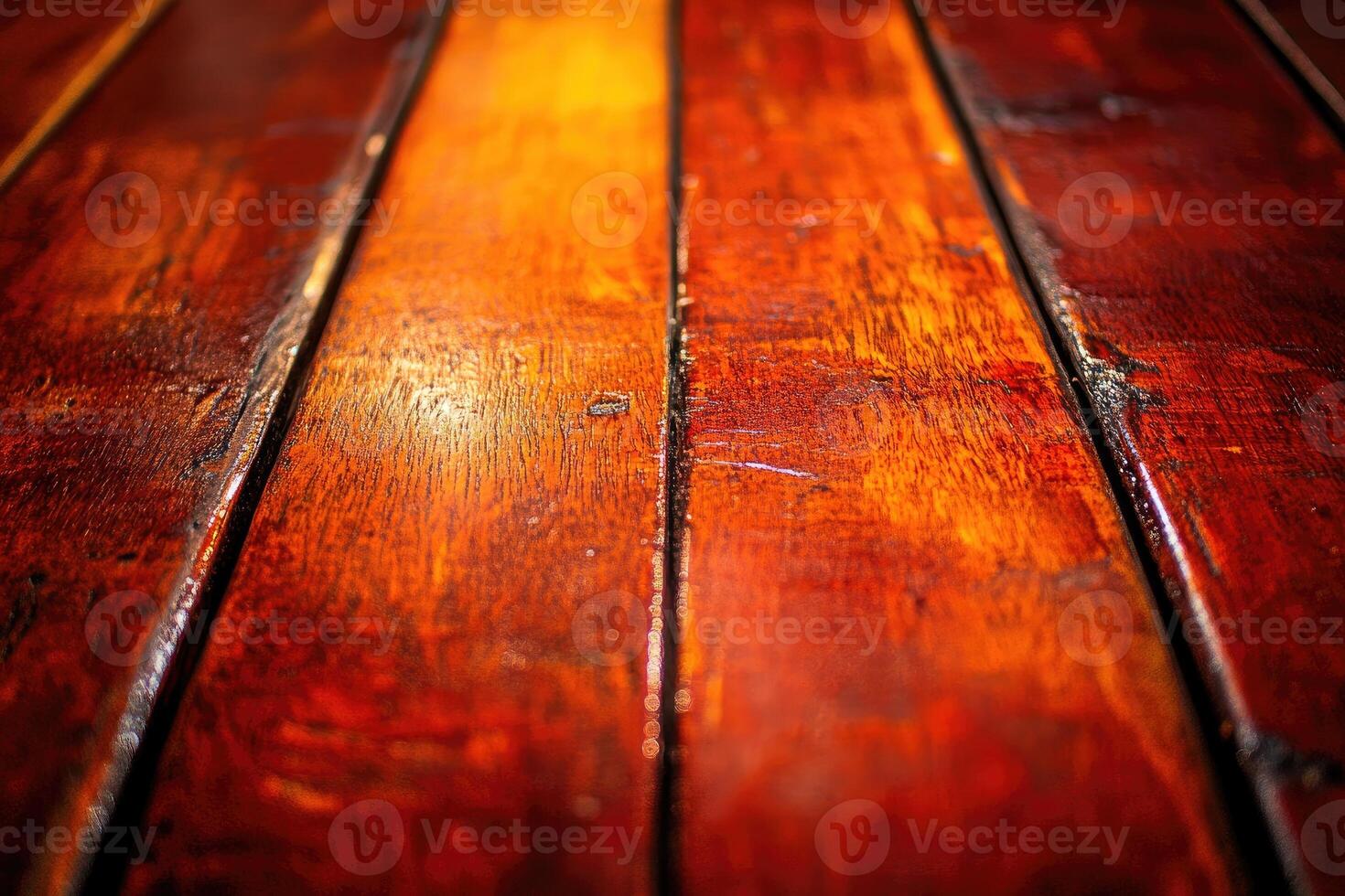 A close up of a wooden floor with a light photo