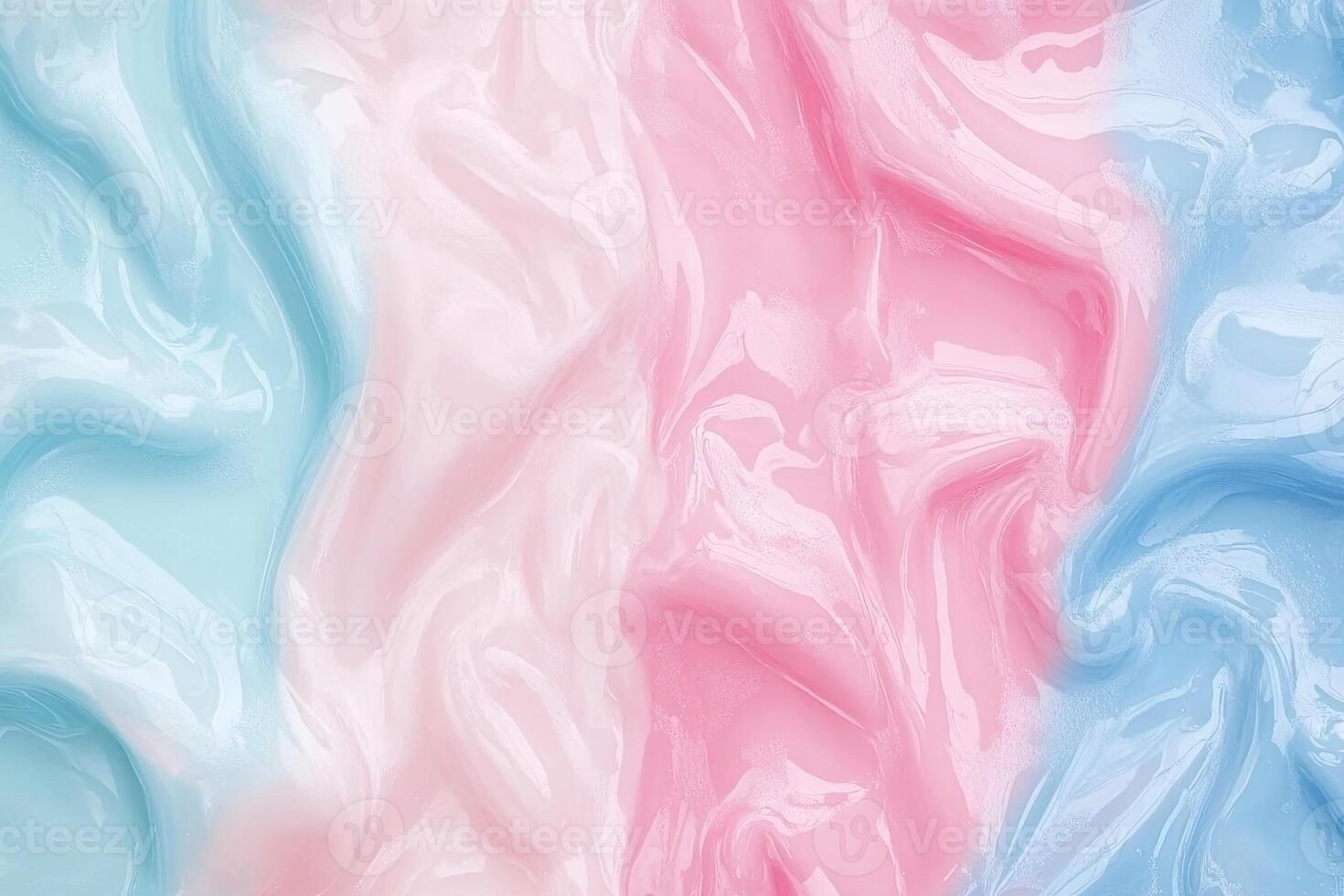 A close up of a blue and pink liquid photo