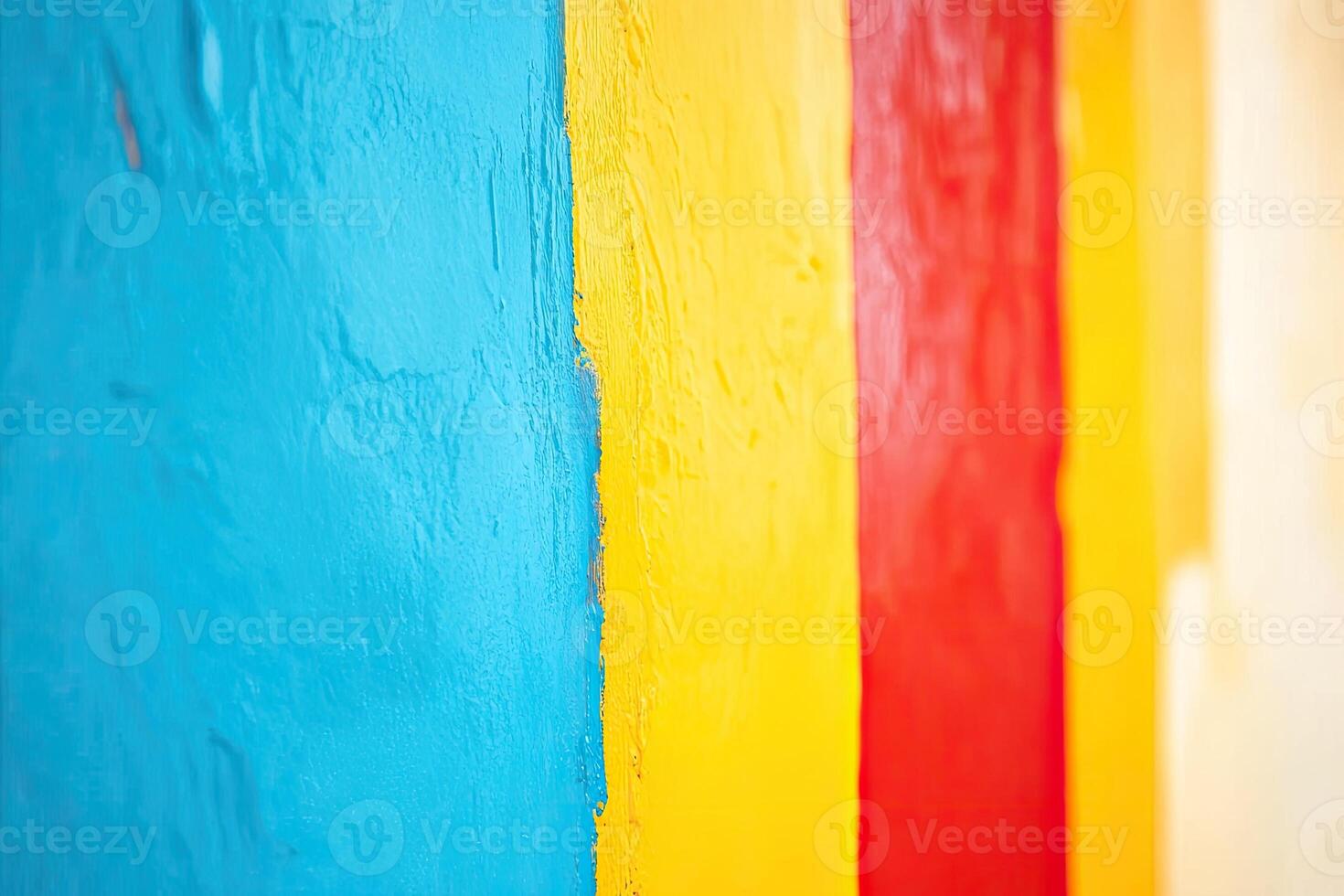 A wall painted with bright colors photo