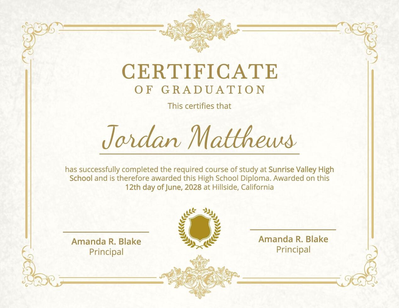 High School Fresh Graduates template