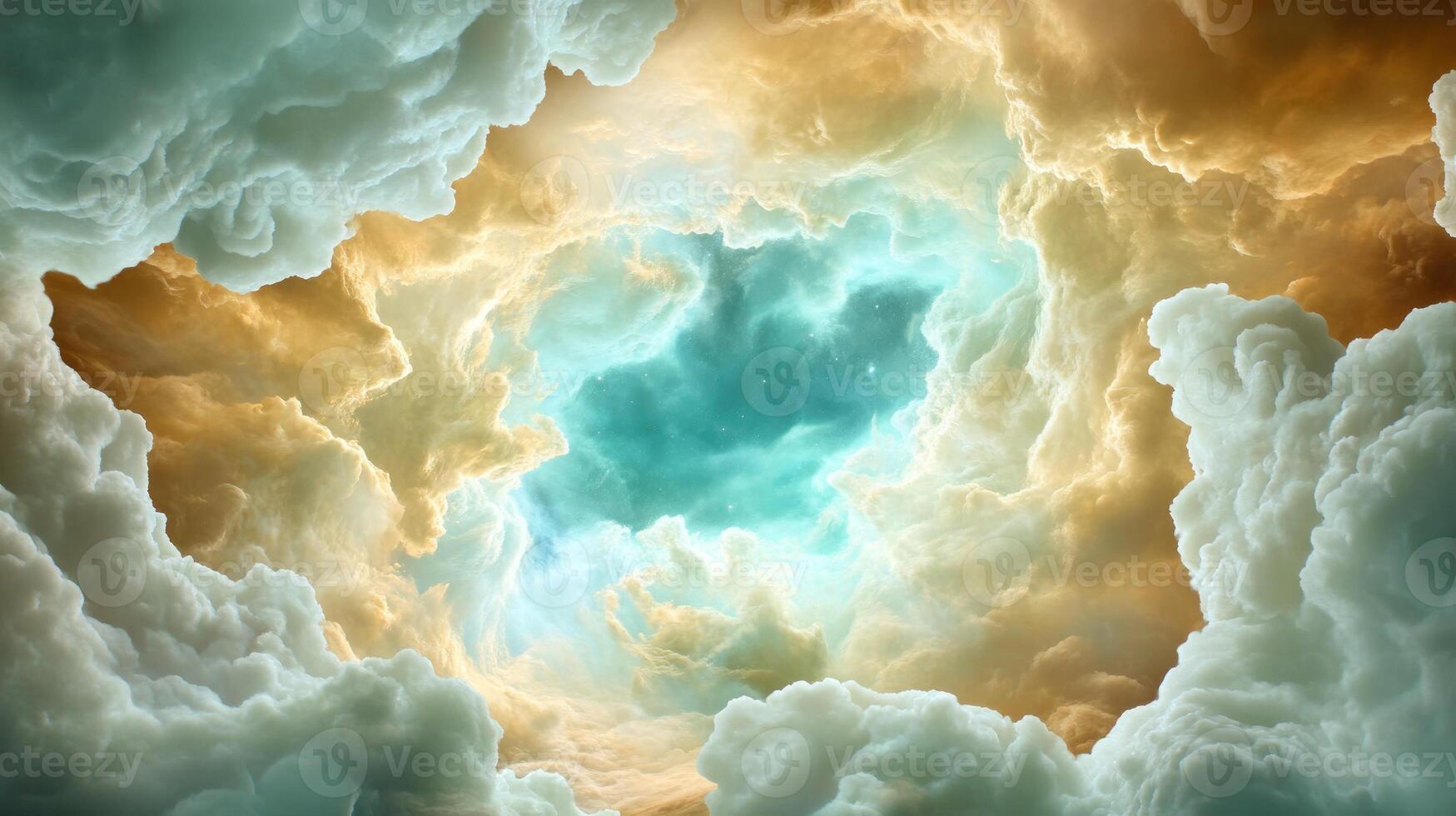Clouds with glowing center, for backgrounds, art photo