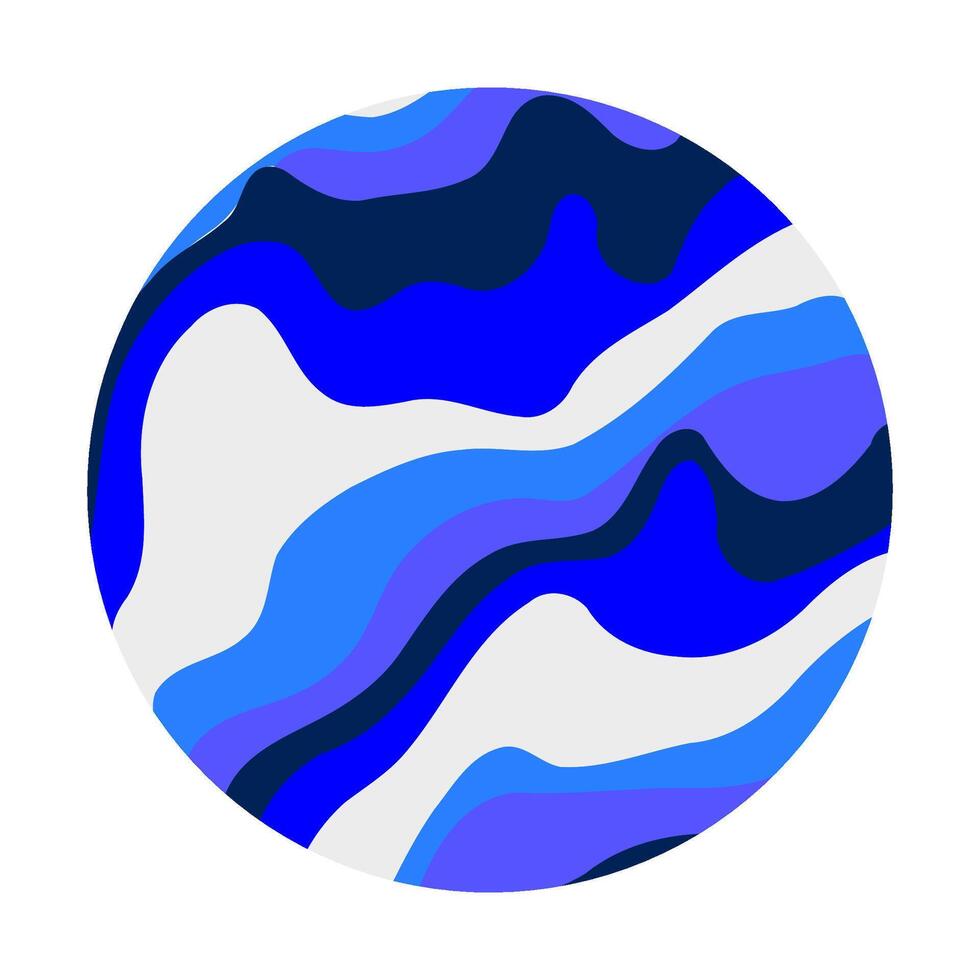 Blue Marble Texture Design vector