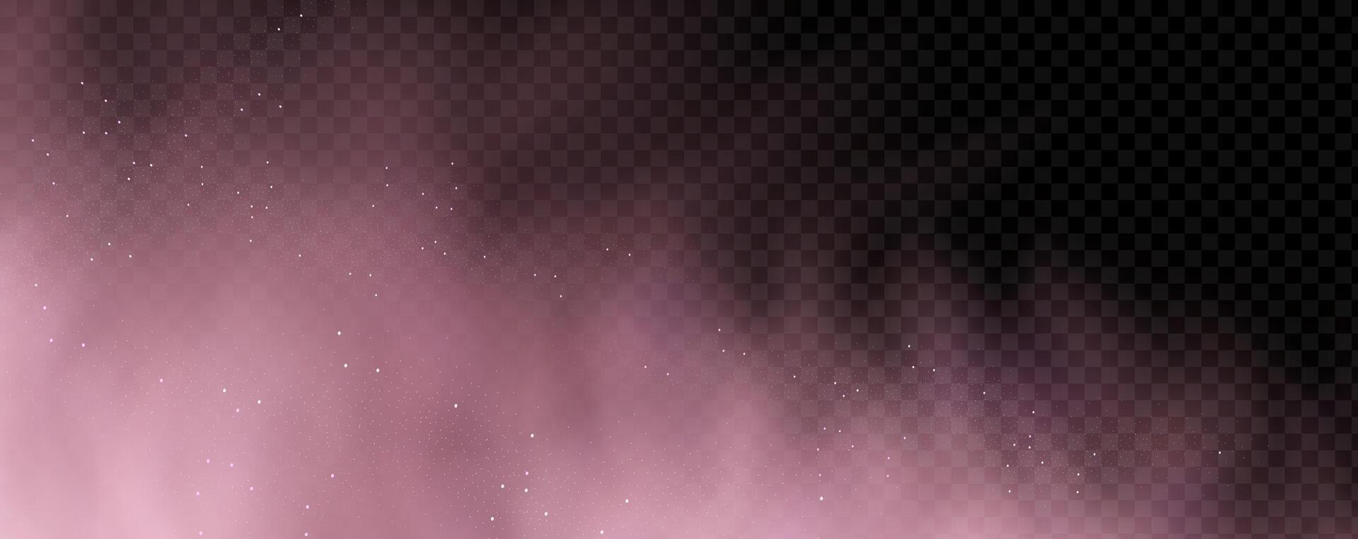 A pink and black background with stars vector