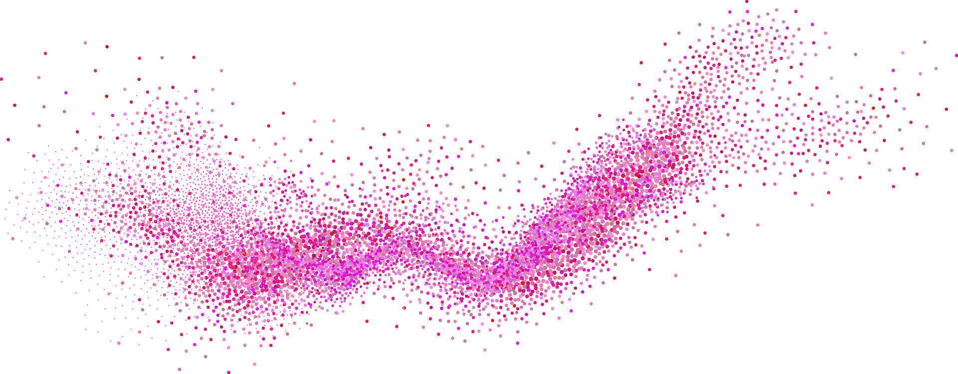 A pink dot pattern is shown on a white background vector