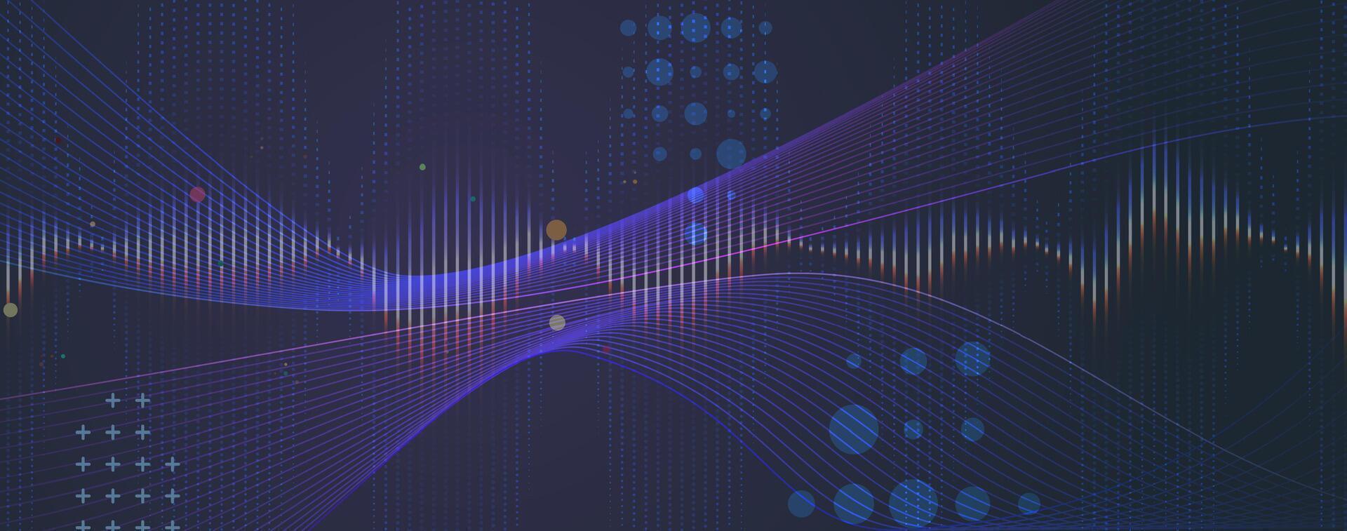 a digital background with a wave pattern vector