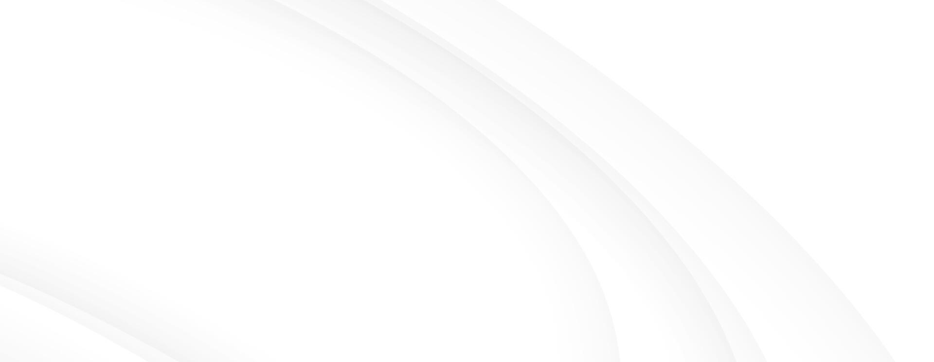 White abstract background clean minimal curve texture light vector