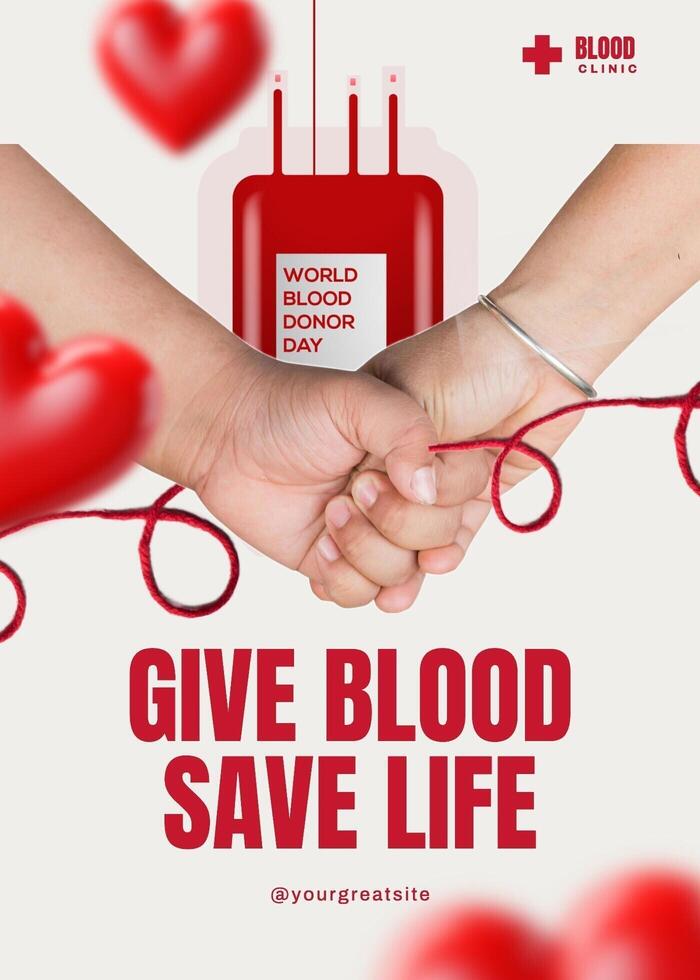 blood donation invitation template design ideas