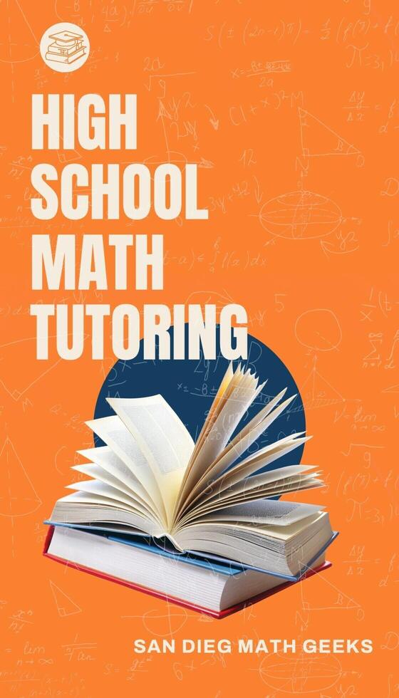 math tutor for school vertical business card template