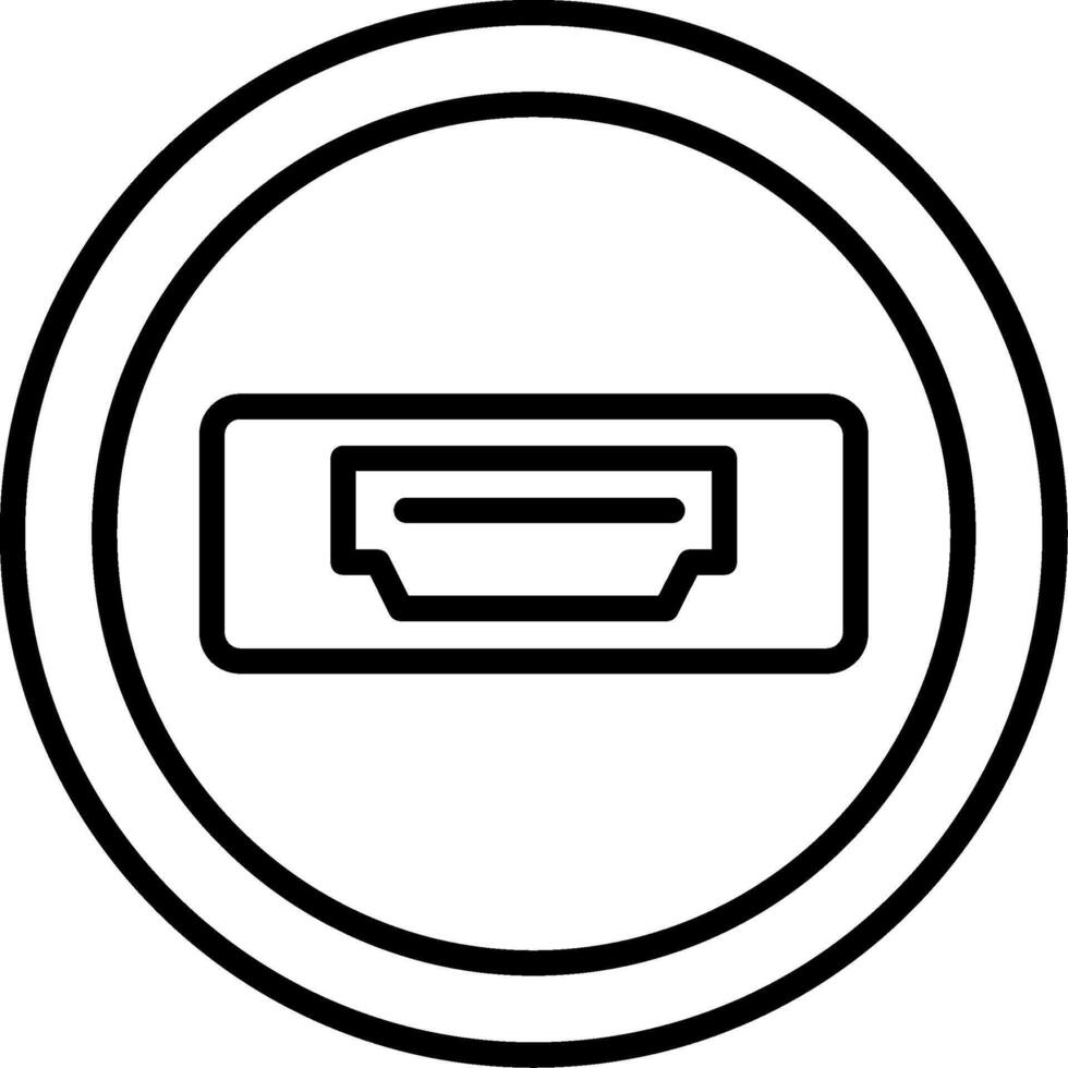 A black and white icon of a computer vector