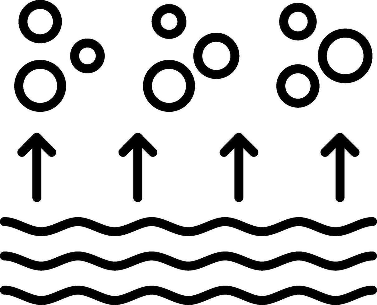 Water cycle diagram vector