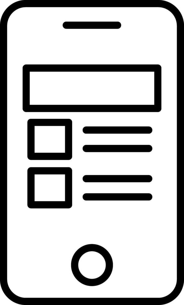 Mobile phone icon vector