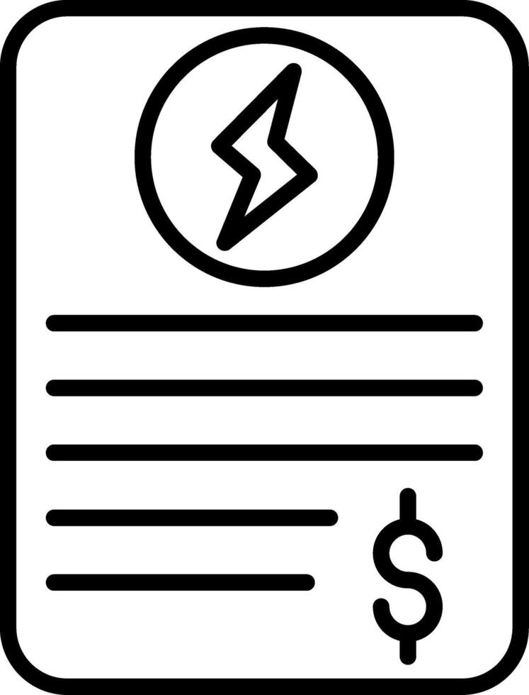 A black and white icon of a dollar sign vector