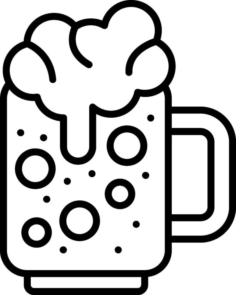 Beer mug icon vector