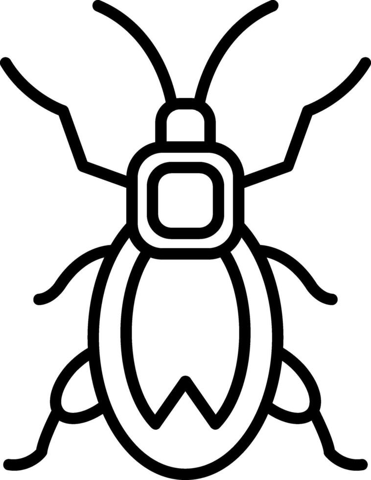 A bug with a camera on its back vector