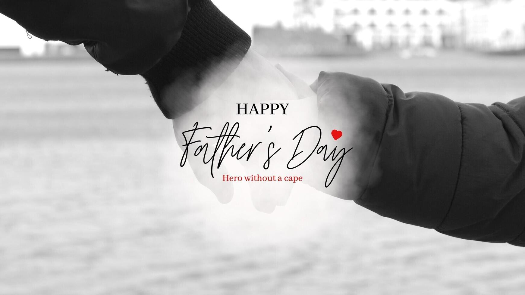 Minimalist Father's Day Twitter Post template