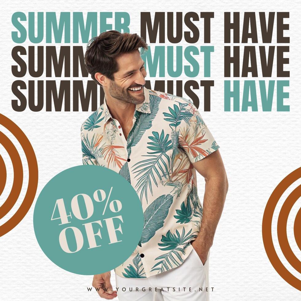 Summer Must Have Instagram Post template