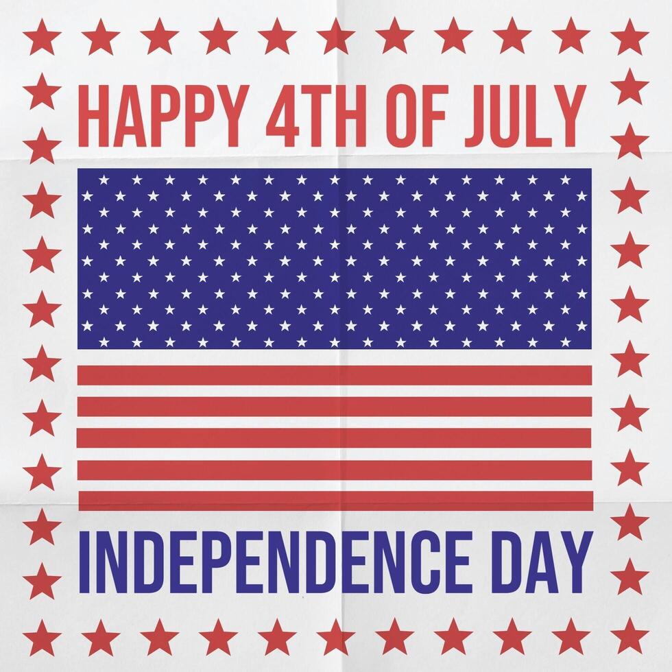 Happy 4th Of July for Instagram Post template