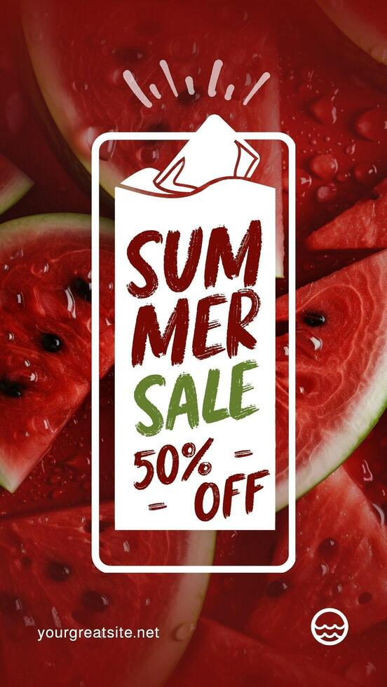 Juice Summer Sale Instagram Story template