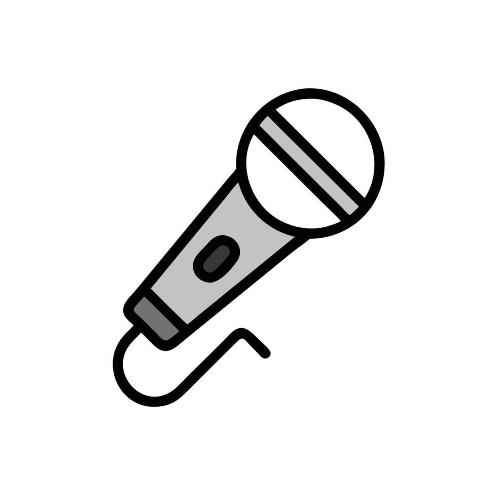 illustration of a lamp on a table vector