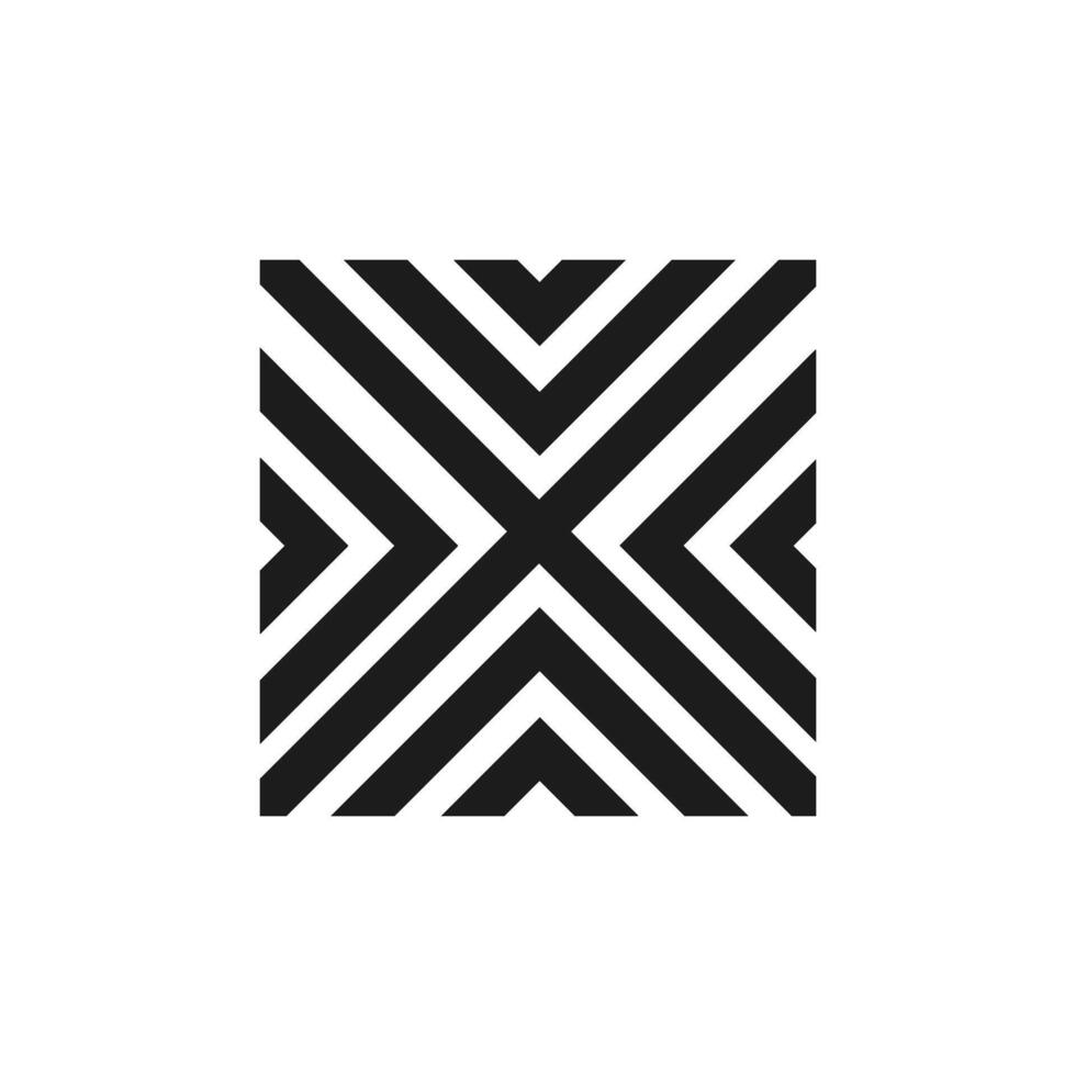 A black and white geometric design, perfectly embodies postmodern aesthetic principles, suitable for both retro themes and contemporary modern art styles vector
