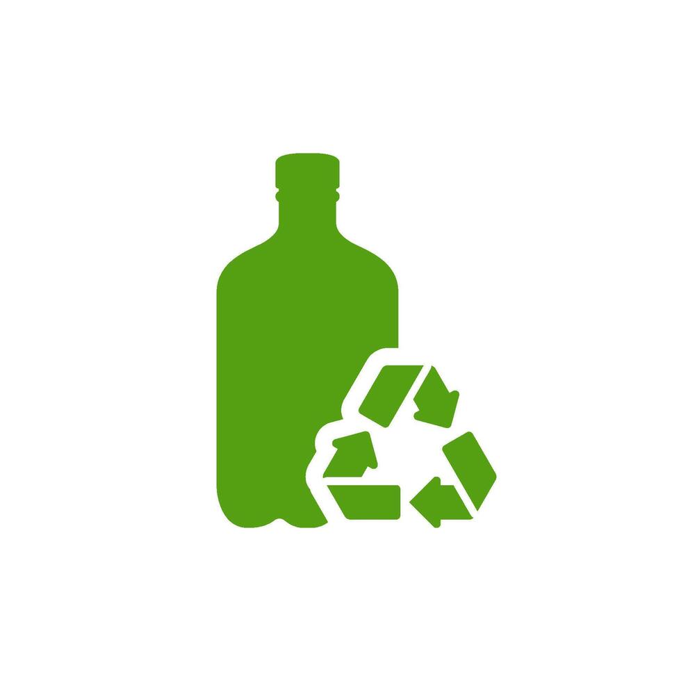The green recycling symbol indicates a commitment to ecofriendliness, highlighting the need for sustainable waste management for a healthier planet for everyone and future generations vector