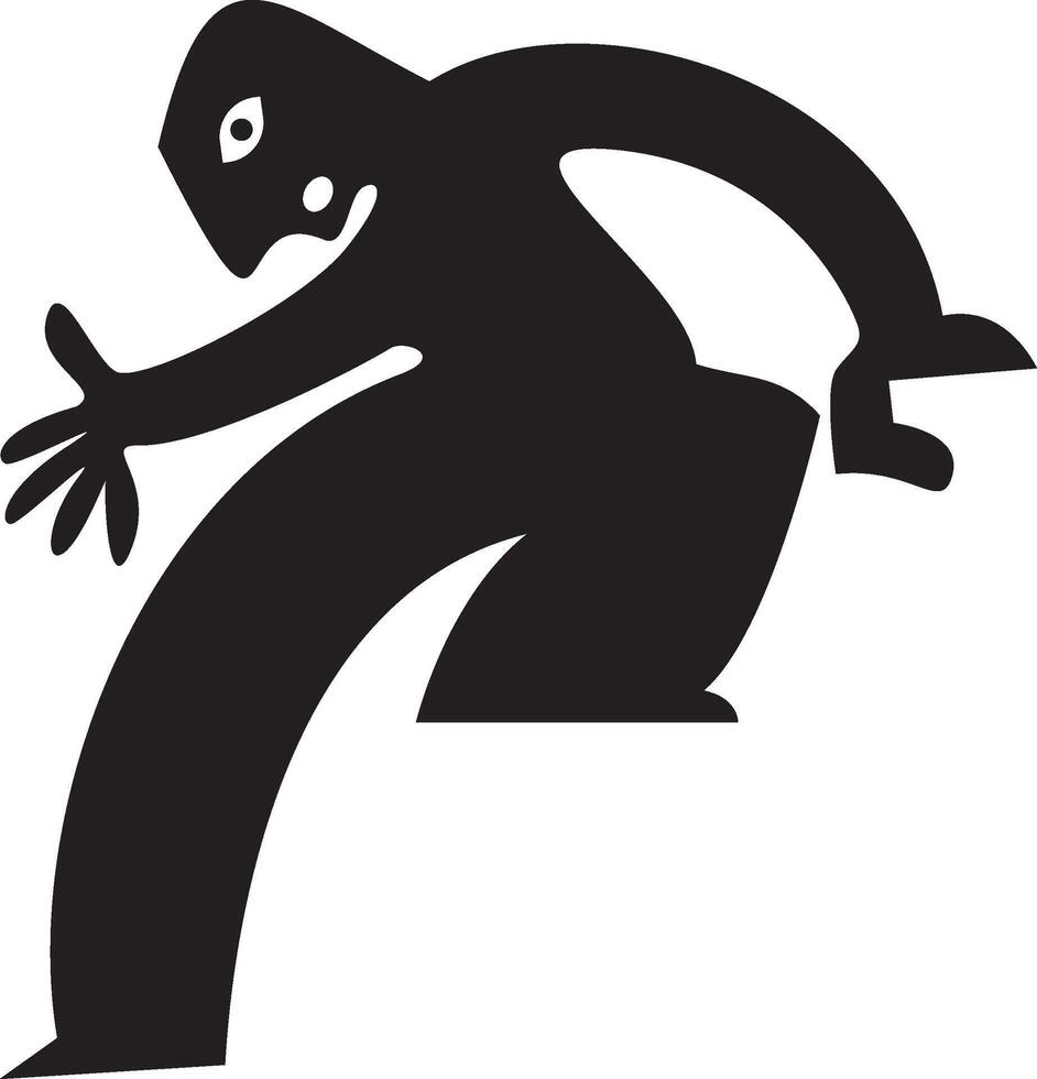 Black Silhouette Art Creative Elegant Design vector