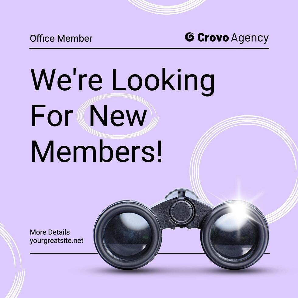 Purple Hiring Linkedin Post Template