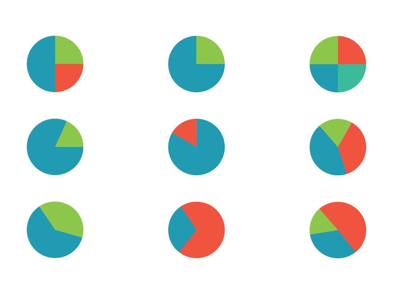 Venn diagram infographic chart template for business start up presentation with venn diagram elements illustration. vector