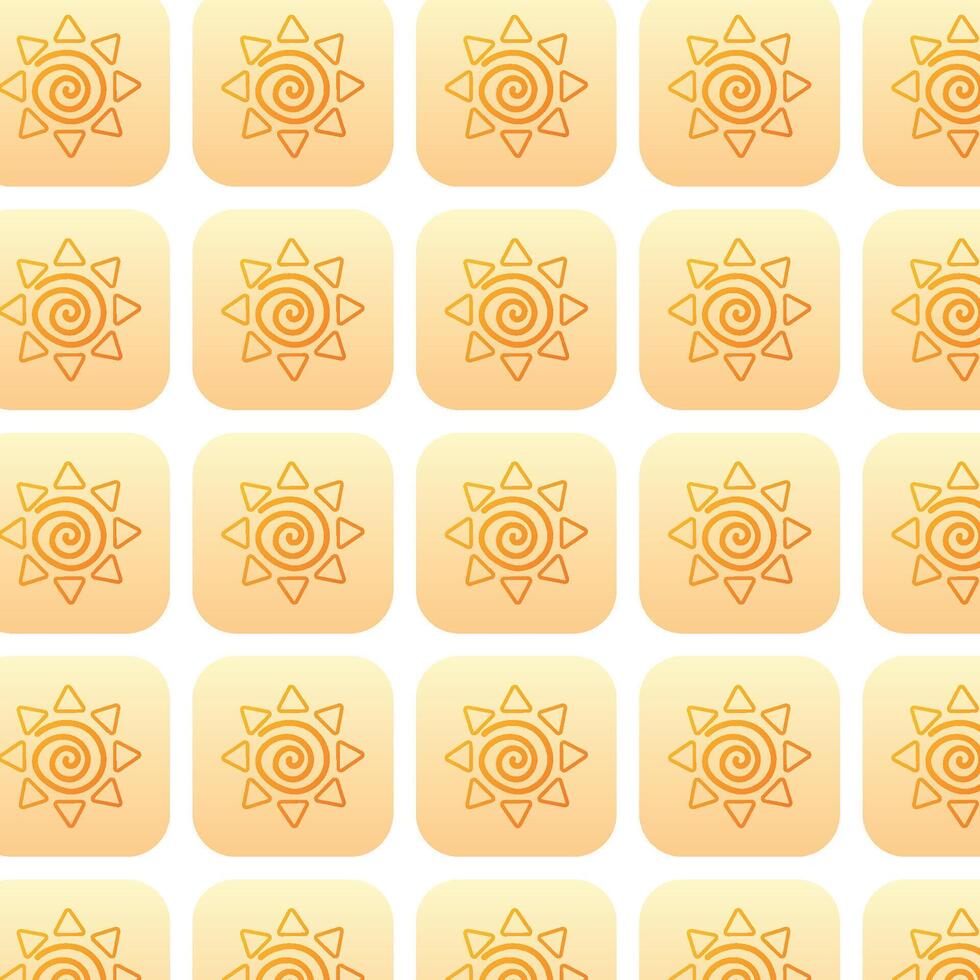 Sun symbol pattern set. vector