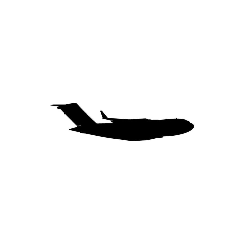 A cargo aircraft, freight aircraft, freighter, airlifter or cargo jet, can use for Logo Gram, Art Illustration, Pictogram, Apps, Website, or Graphic Design Element. Editable vector