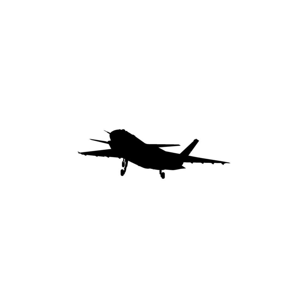 Turkiye Silhouette Jet Fighter, Fighter aircraft are military aircraft designed primarily for air-to-air combat. Can use for Pictogram, Logo, News Illustration, Infographic, etc. Flat Editable vector