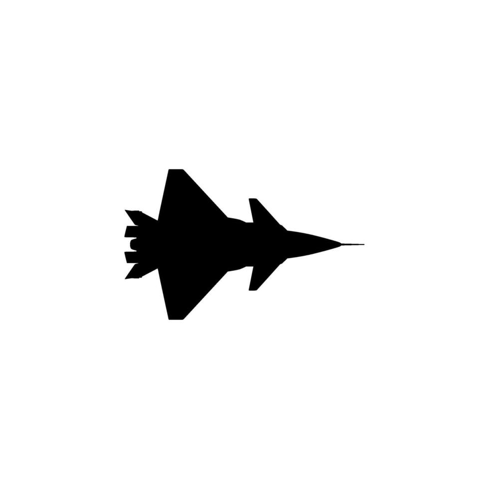 Turkiye Silhouette Jet Fighter, Fighter aircraft are military aircraft designed primarily for air-to-air combat. Can use for Pictogram, Logo, News Illustration, etc. Flat and BW style vector