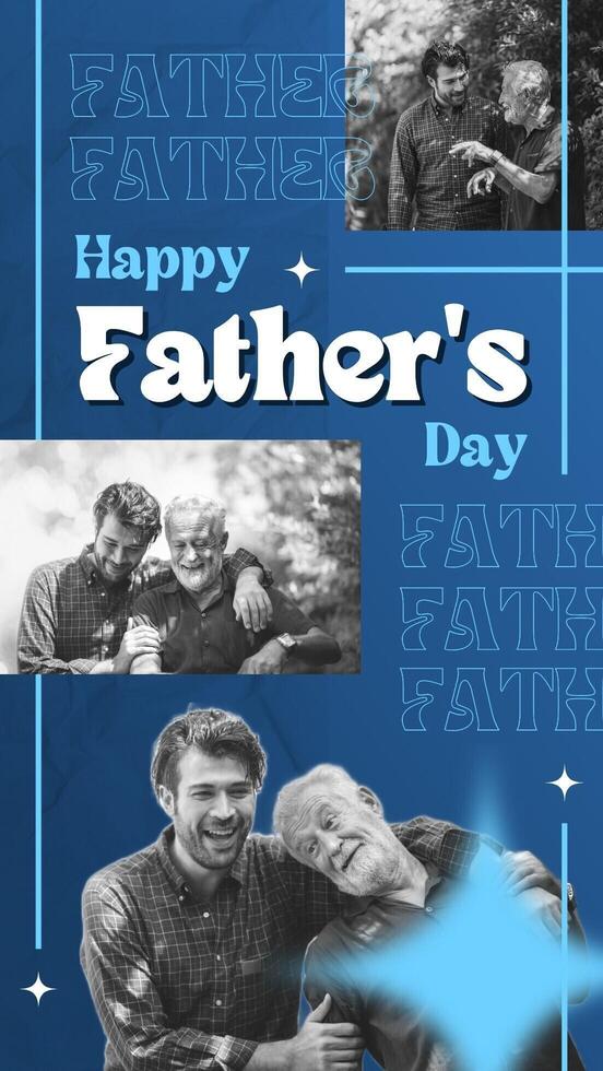 Happy Father's Day Instagram Story template