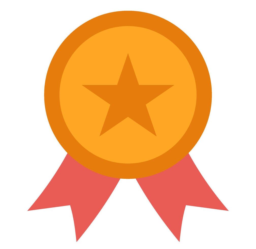 Cute School Gold Award Illustration vector