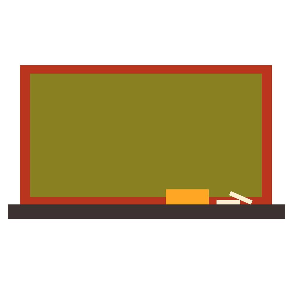 Cute Cartoon Blank School Chalkboard Illustration vector