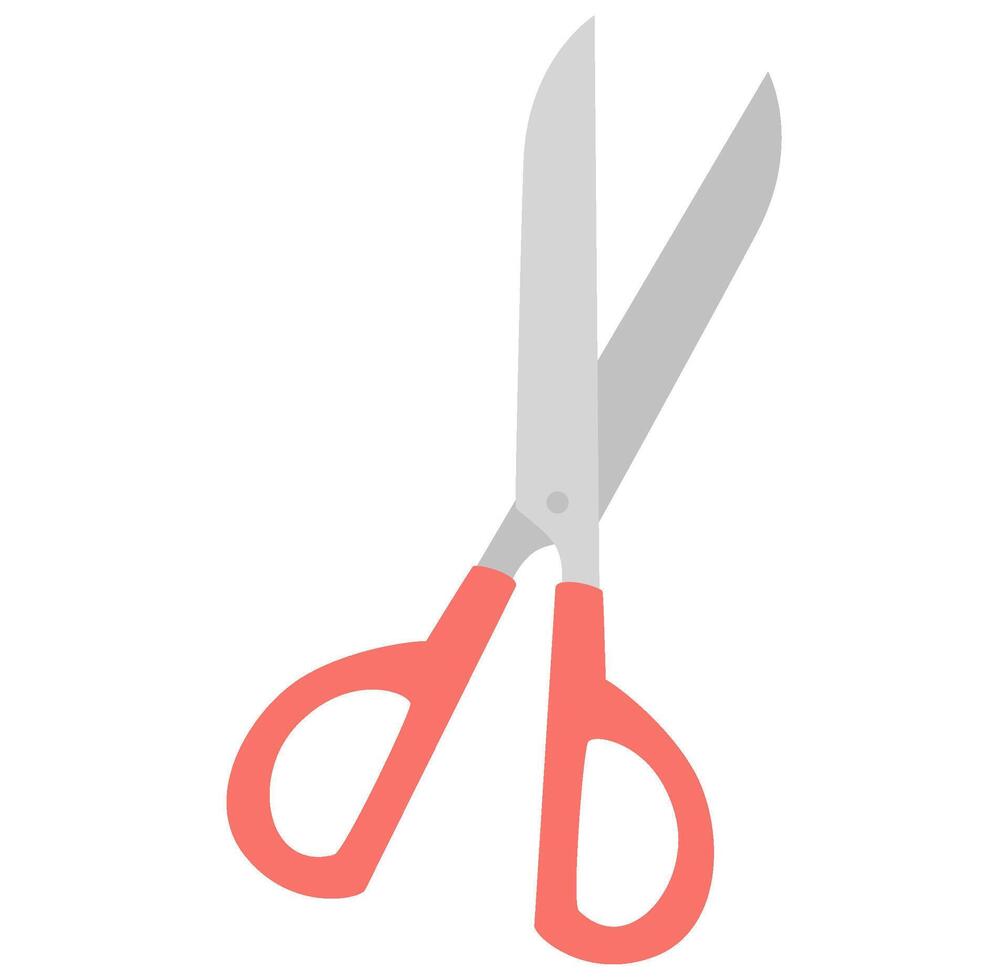 scissors school handdrawn illustration vector