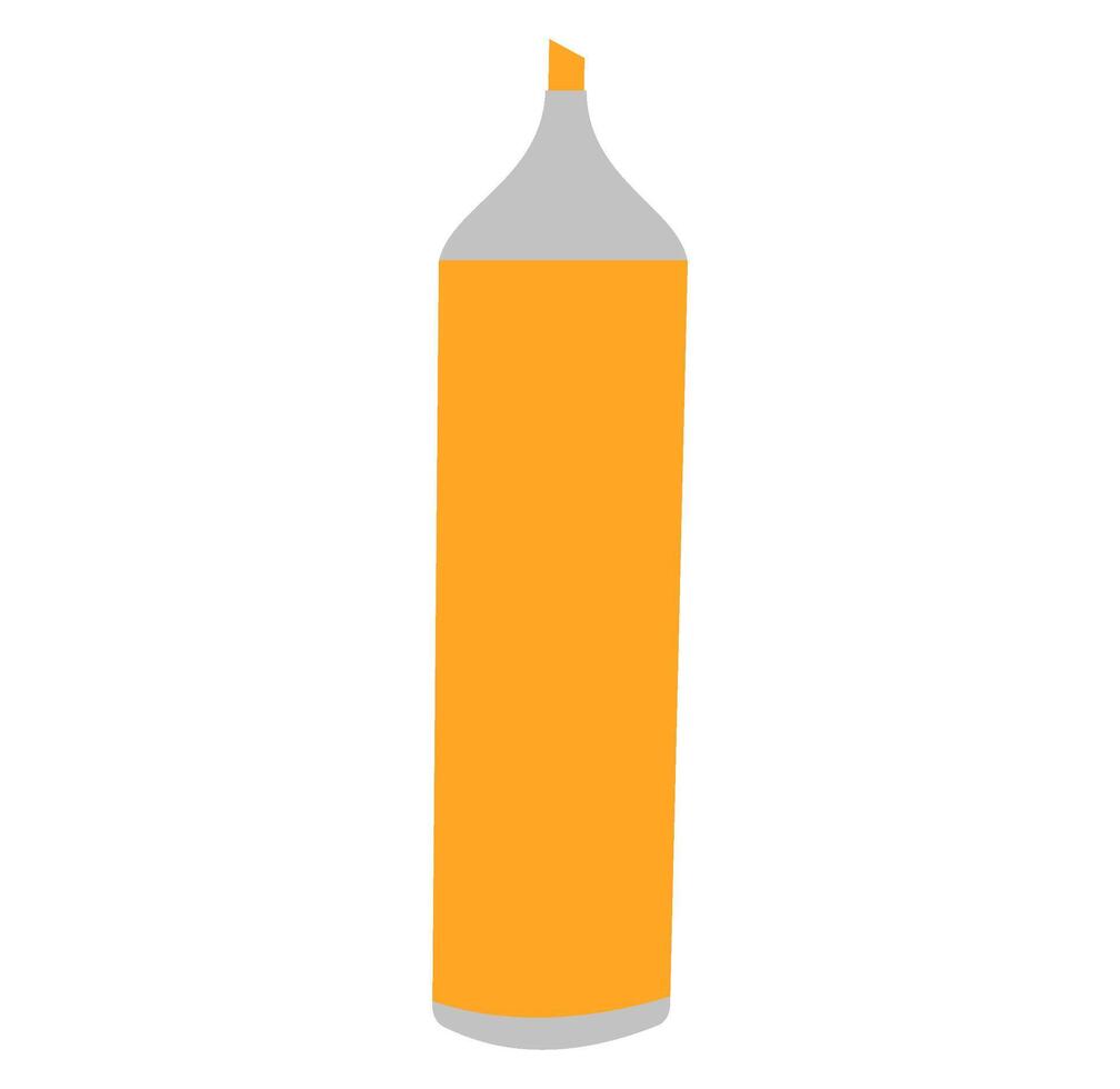 Handdrawn Stationary Highlighter Illustration vector