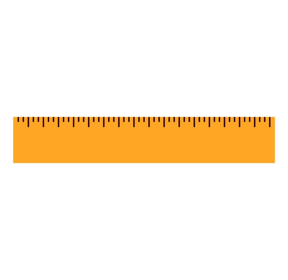 school ruler illustration vector