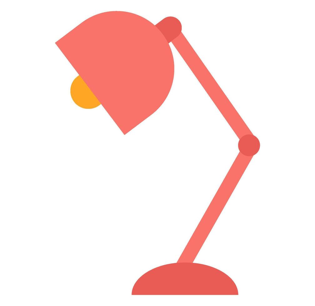 Back to School Desk Lamp Illustration vector