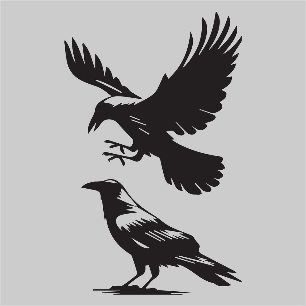 Crows of the Wild vector