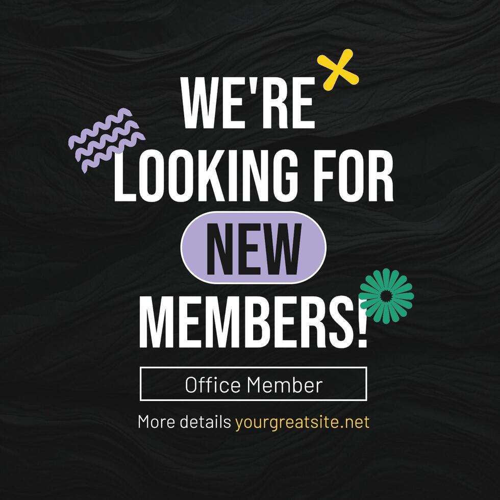Black Hiring Announcements Linkedin Post Template