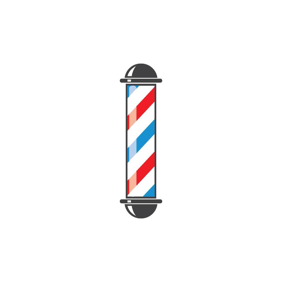 barber pole icon logo icon vector