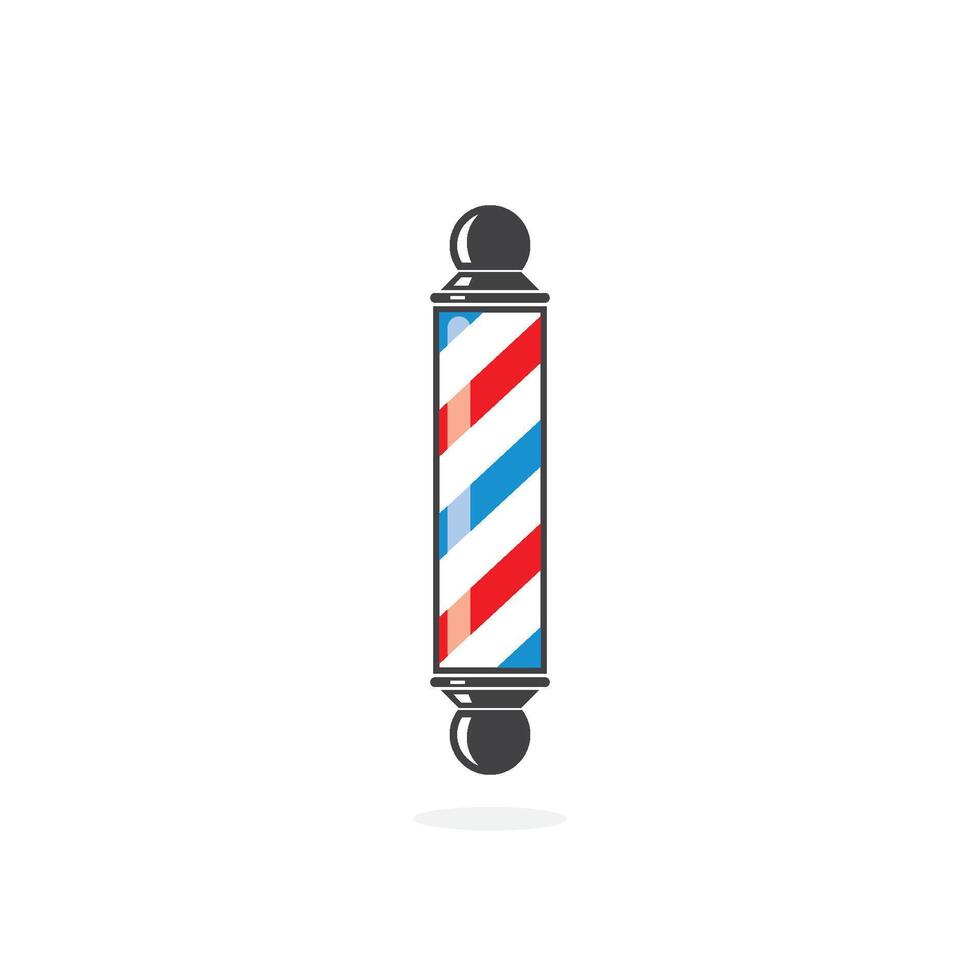 barber pole icon logo icon,. vector