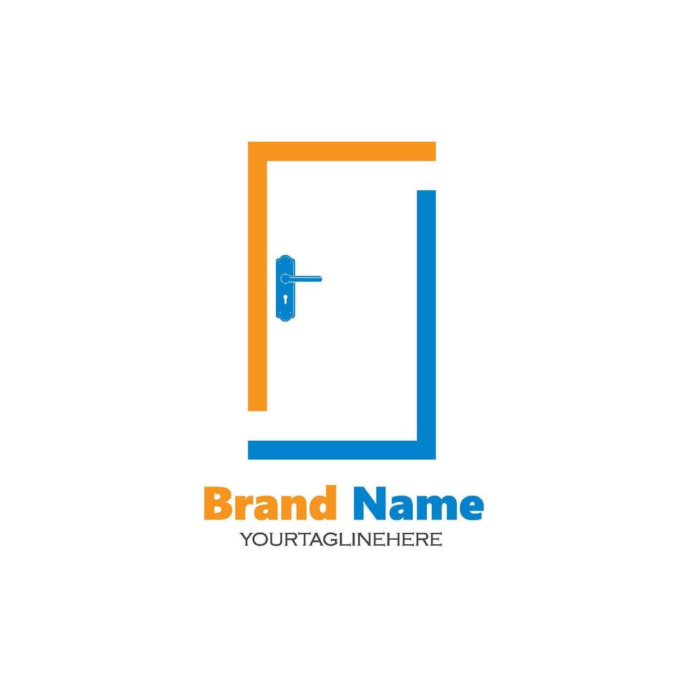 the door icon illustration design, vector