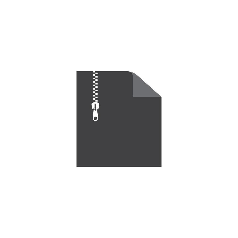 document zip file icon illustration design vector