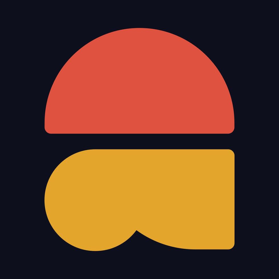 a letter creative symbol vector