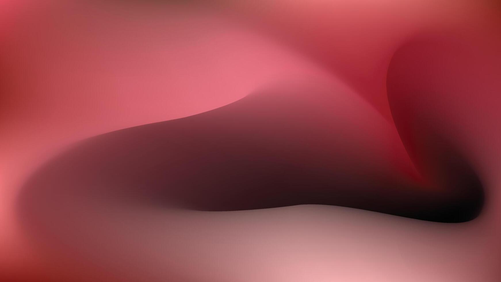 an abstract background dominated by subtle gradients of red, pink, and black. Organic shapes and soft transitions evoke a calm and mysterious atmosphere, making it suitable for modern digital work. vector