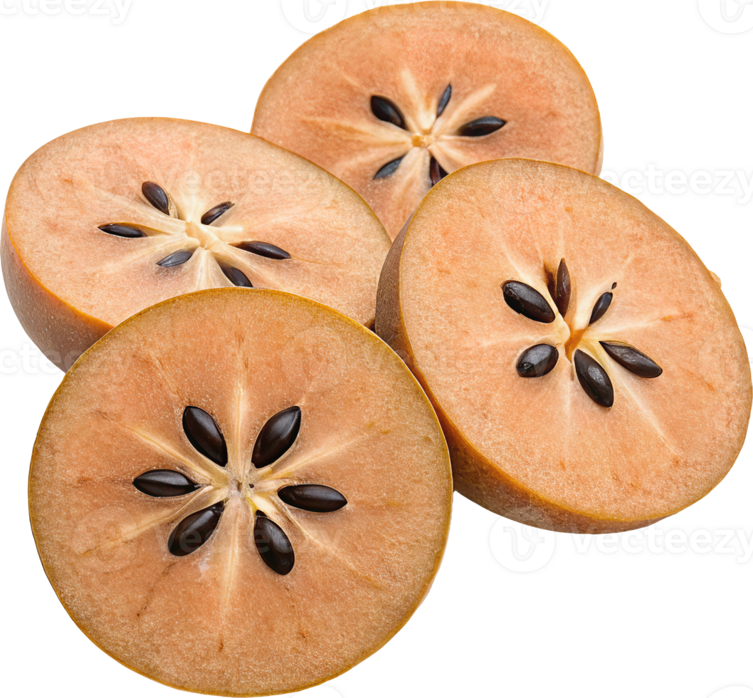 Delicious Sapodilla Slices png